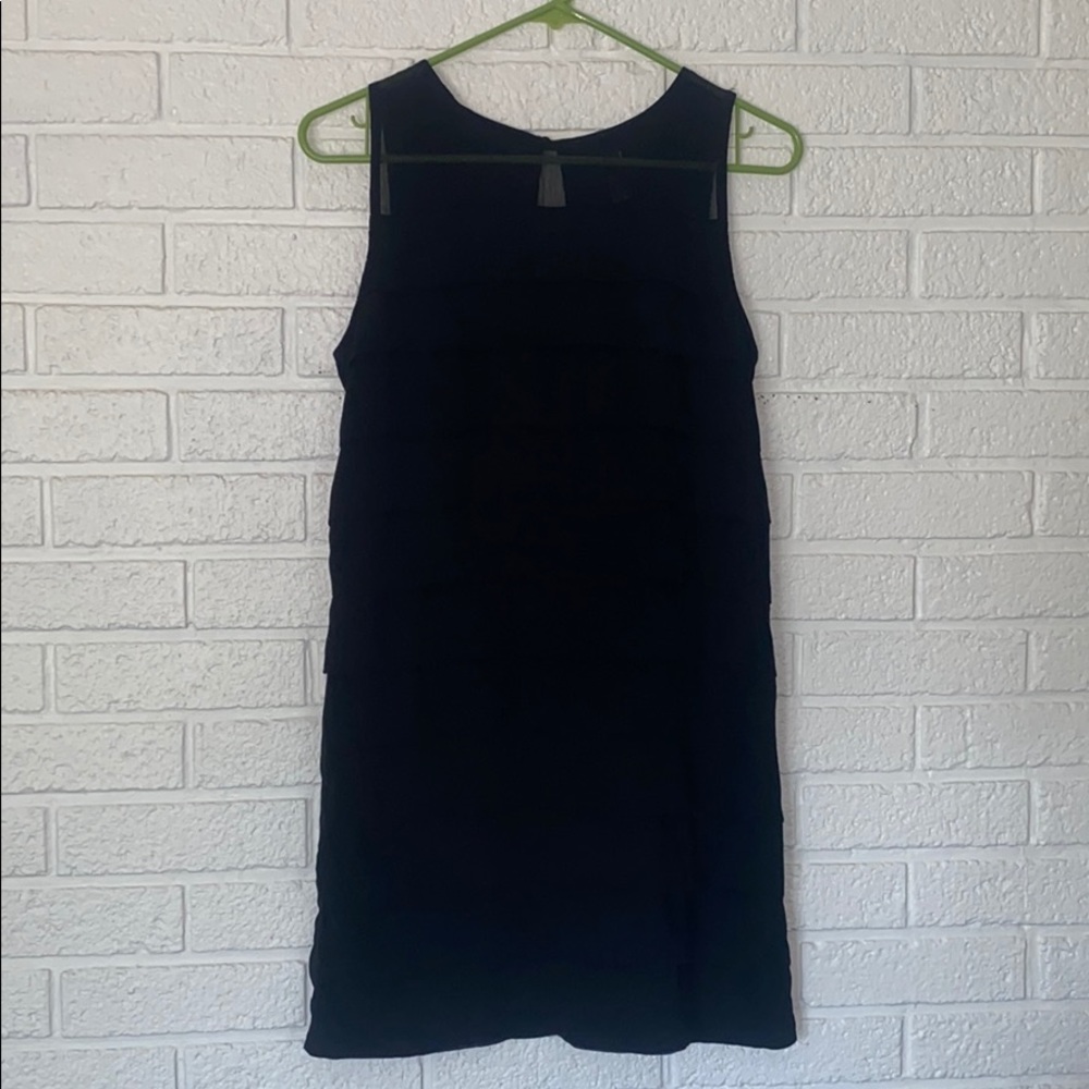 Small black mini shift dress